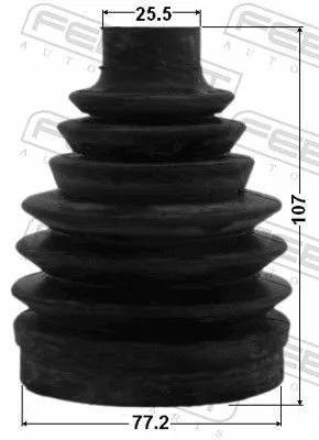 FEBEST Bellow, drive shaft (0317P-YF4R)