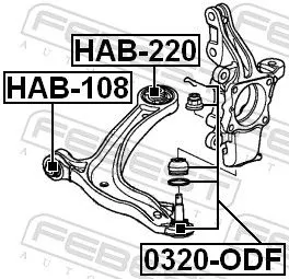 FEBEST Ball Joint (0320-ODF)