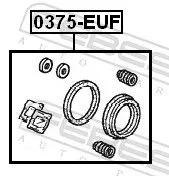 FEBEST Repair Kit, brake caliper (0375-EUF)