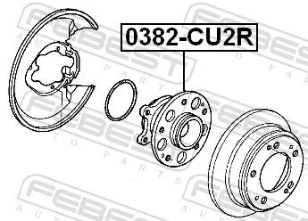 FEBEST Wheel Hub (0382-CU2R)