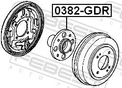 FEBEST Wheel Hub (0382-GDR)