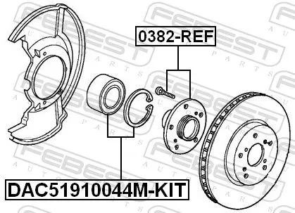 FEBEST Wheel Hub (0382-REF)