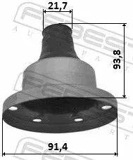 FEBEST Boot, propshaft (0415-CU2WSA)