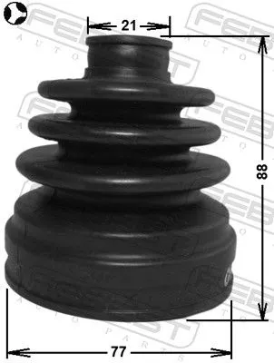 FEBEST Bellow, drive shaft (0415-CU4WT)