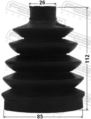 FEBEST Bellow Kit, drive shaft (0417P-EA3)