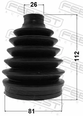 FEBEST Bellow Kit, drive shaft (0417P-GA)