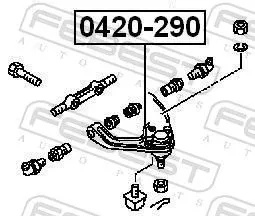 FEBEST Ball Joint (0420-290)