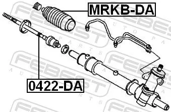 FEBEST Inner Tie Rod (0422-DA)