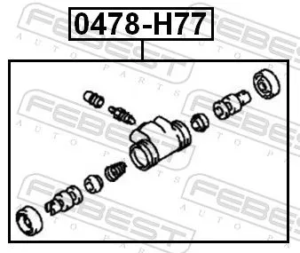 FEBEST Wheel Brake Cylinder (0478-H77)