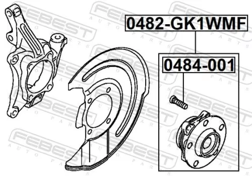 FEBEST Wheel Hub (0482-GK1WMF)