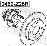 FEBEST Wheel Hub (0482-Z25R)
