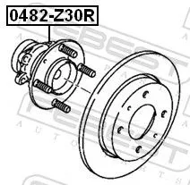 FEBEST Wheel Hub (0482-Z30R)