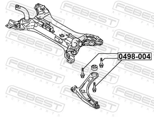 FEBEST Camber Correction Screw (0498-004)