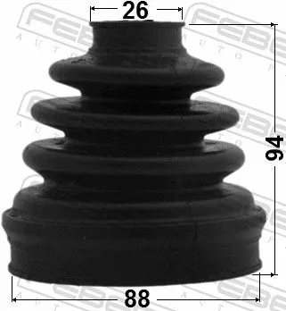 FEBEST Bellow, drive shaft (0515-BL23MT)