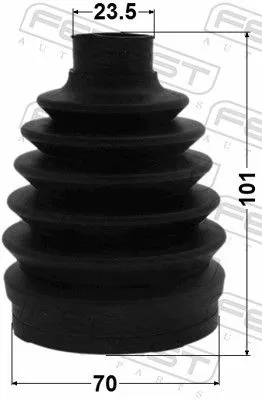 FEBEST Bellow Kit, drive shaft (0517P-M2)