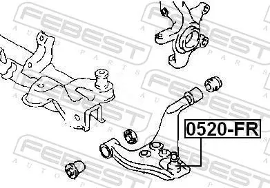 FEBEST Ball Joint (0520-FR)