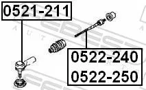 FEBEST Tie Rod End (0521-211)