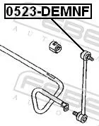 FEBEST Link/Coupling Rod, stabiliser bar (0523-DEMNF)
