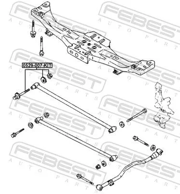 FEBEST Camber Correction Screw (0529-007-KIT)