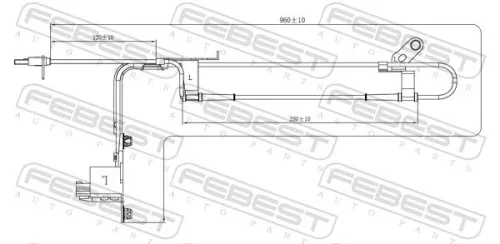 FEBEST Sensor, wheel speed (05606-001)