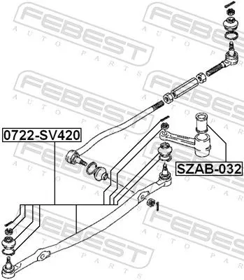 FEBEST Inner Tie Rod (0722-SV420)