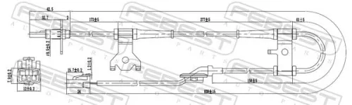 FEBEST Sensor, wheel speed (07606-003)