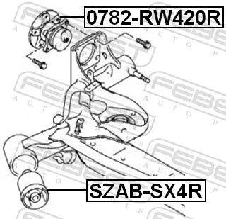 FEBEST Wheel Hub (0782-RW420R)