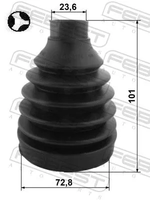 FEBEST Bellow Kit, drive shaft (0815P-G22T)