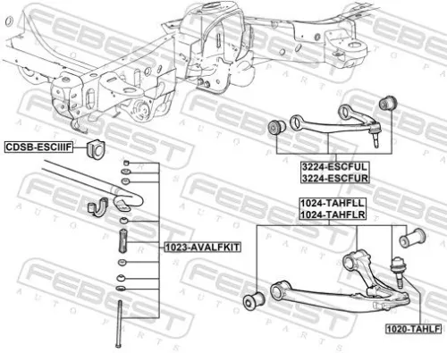 Control/Trailing Arm, wheel suspension