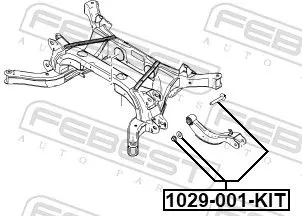 FEBEST Camber Correction Screw Set (1029-001-KIT)
