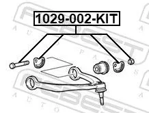 FEBEST Camber Correction Screw (1029-002-KIT)