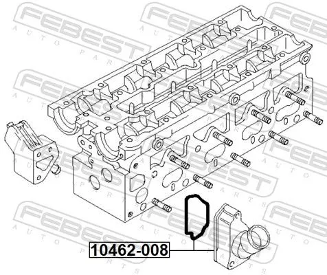 FEBEST Thermostat, coolant (10462-008)