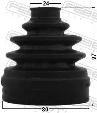 FEBEST Bellow Kit, drive shaft (1215-IX35RH)