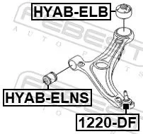 FEBEST Ball Joint (1220-DF)