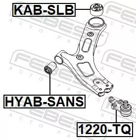 FEBEST Ball Joint (1220-TQ)