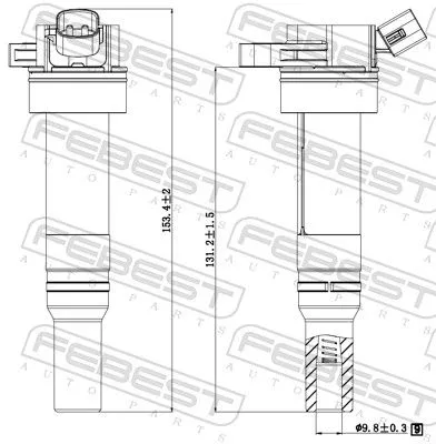 FEBEST Ignition Coil (12640-006)