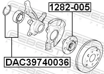 FEBEST Wheel Hub (1282-005)