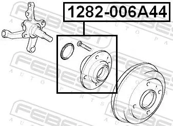 FEBEST Wheel Hub (1282-006A44)