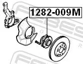 FEBEST Wheel Hub (1282-009M)