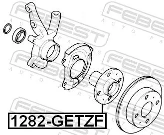 FEBEST Wheel Hub (1282-GETZF)