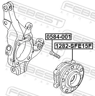 FEBEST Wheel Hub (1282-SFE15F)