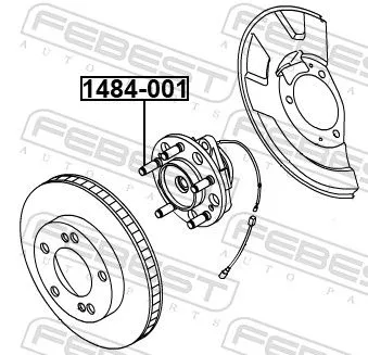 FEBEST Wheel Stud (1484-001)