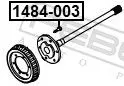 FEBEST Wheel Stud (1484-003)