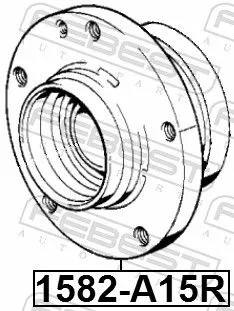 FEBEST Wheel Hub (1582-A15R)