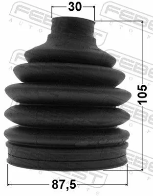 FEBEST Bellow, drive shaft (1617P-221)