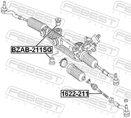 FEBEST Inner Tie Rod (1622-211)