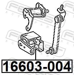 FEBEST Sensor, headlight levelling (16603-004)