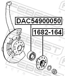 FEBEST Wheel Hub (1682-164)