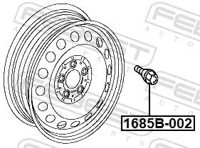 FEBEST Wheel Stud (1685B-002)