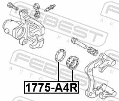 FEBEST Repair Kit, brake caliper (1775-A4R)